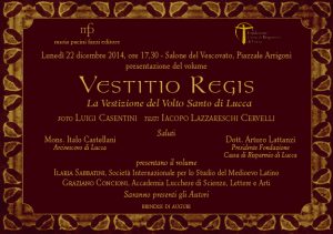 invito presentazione Vestitio Regis